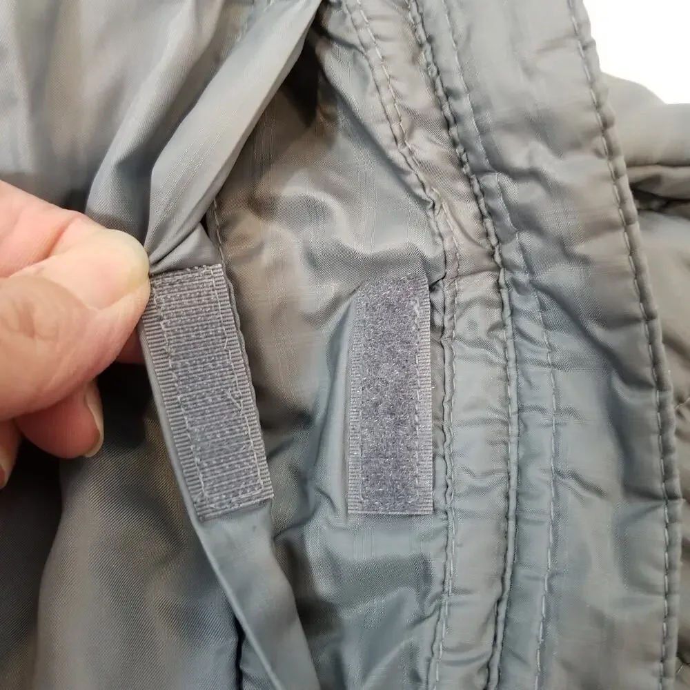 Columbia Youth Kids Unisex Hooded Zip Front Jacket Gray Size Medium 10-12